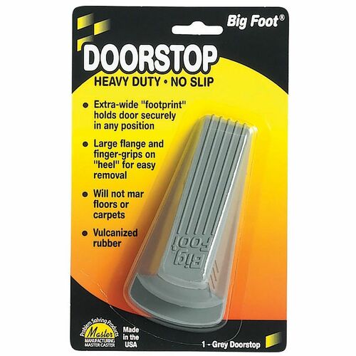 Big Foot MAS00941 Doorstop - Gray