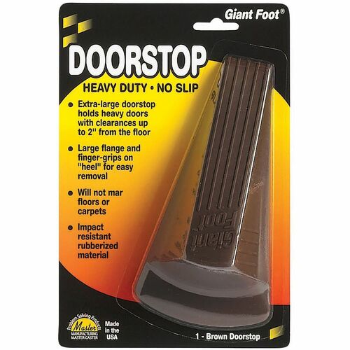 Giant Foot MAS00964 Doorstop - Brown