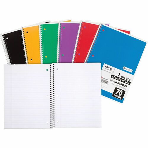 Mead MEA05512 One-subject Spiral Notebook