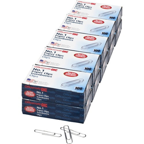 Officemate OIC99912 Nonskid Paper Clips