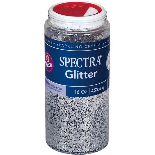 Spectra PAC91710 Glitter Sparkling Crystals - 16 Oz - 1 Each - Silver