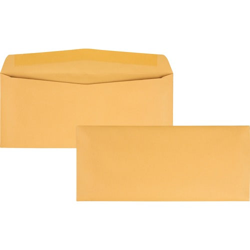 Quality Park QUA11362 Business Envelope - Business - #11 - 4.50" Width X 10.38" Length - 28 Lb - Gummed - Kraft - 500 / Box - Kraft