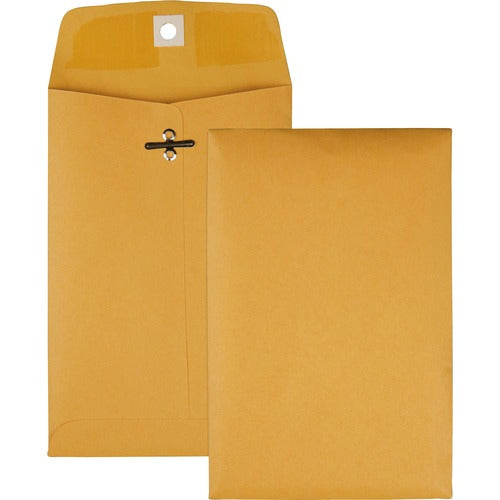 Quality Park QUA37835 Clasp Envelope - Clasp - #35 - 5" Width X 7.50" Length - 28 Lb - Gummed - Kraft - 100 / Box - Kraft