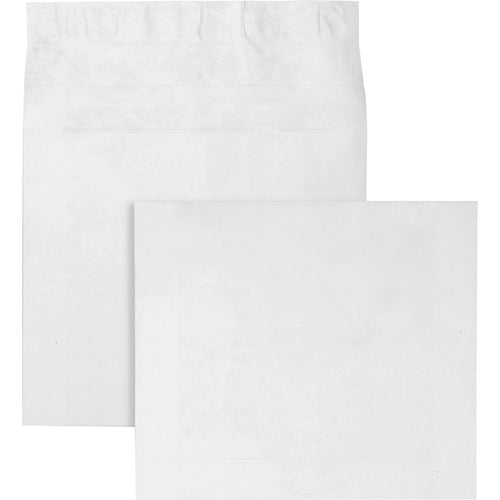 Survivor® QUAR4492 Heavyweight Expansion Envelopes - Expansion - 12" Width X 16" Length - 2" Gusset - 18 Lb - Self-Sealing - Tyvek - 100 / Carton - White