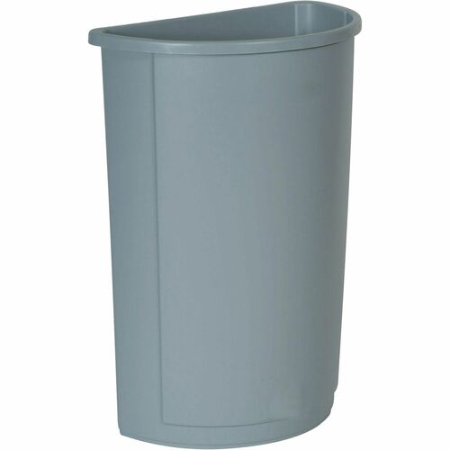 Rubbermaid Commercial RCP352000GY Half Round Wastebaskets