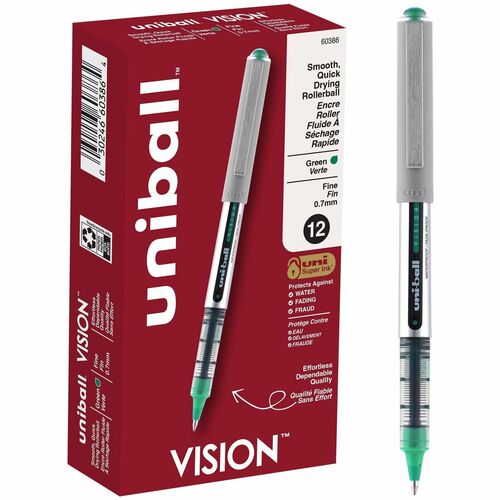 uniball UBC60386 Vision Rollerball Pens