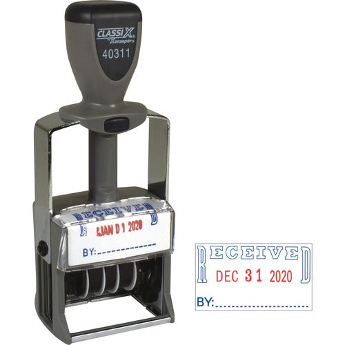 ClassiX by Xstamper XST40311 Heavy-duty RECEIVED Self-Ink Dater