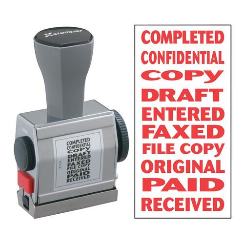 Xstamper XST81041 10-In-1 Phrase Stamp