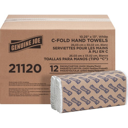 Genuine Joe GJO21120 C-Fold Paper Towels