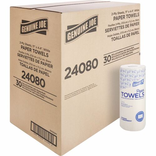 Genuine Joe GJO24080 Kitchen Roll Flexible Size Towels