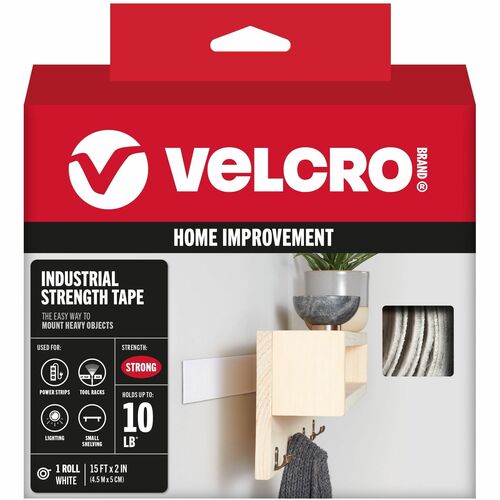 VELCRO® VEK90198 Industrial Strength 15ft x 2in Roll White