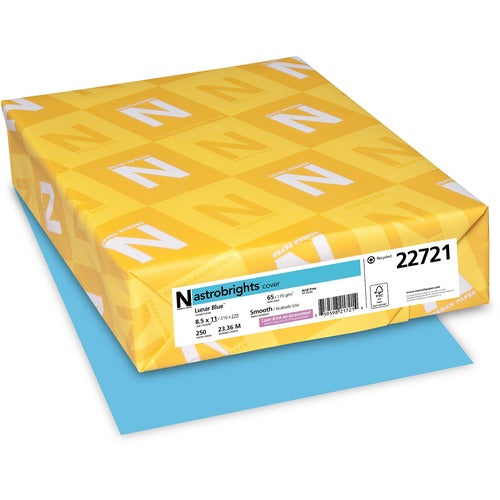 Astrobrights WAU22721 Color Card Stock - Lunar Blue