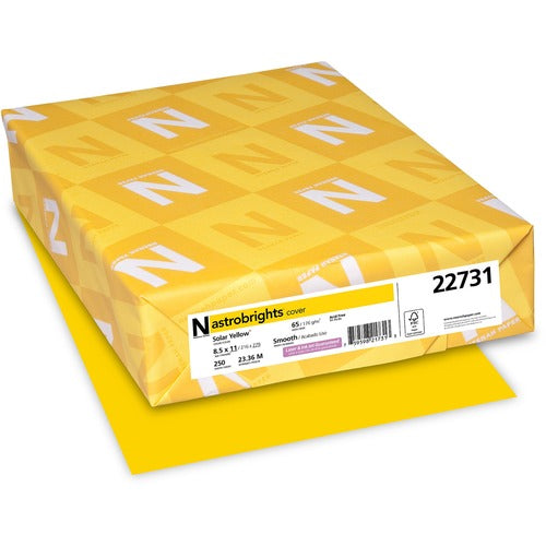 Astrobrights WAU22731 Colored Cardstock - Solar Yellow