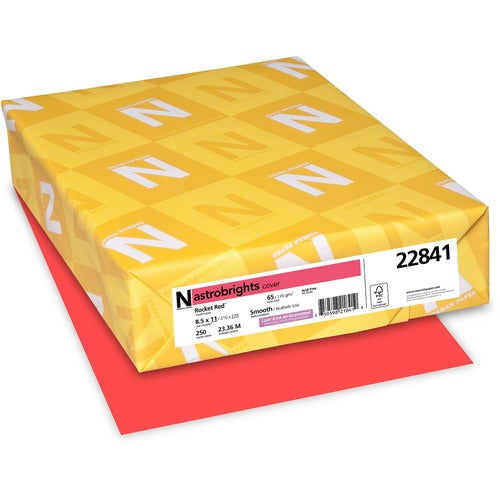 Astrobrights WAU22841 Colored Cardstock - Rocket Red