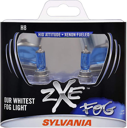 Sylvania Automotive 35235 Sylvania H8 Silverstar Zxe Halogen Fog Bulb, 2 Pack