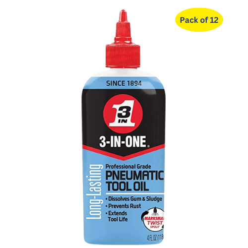 3-IN-ONE (120046) 4 Oz Pneumatic Tool Drip Oil, 12CT