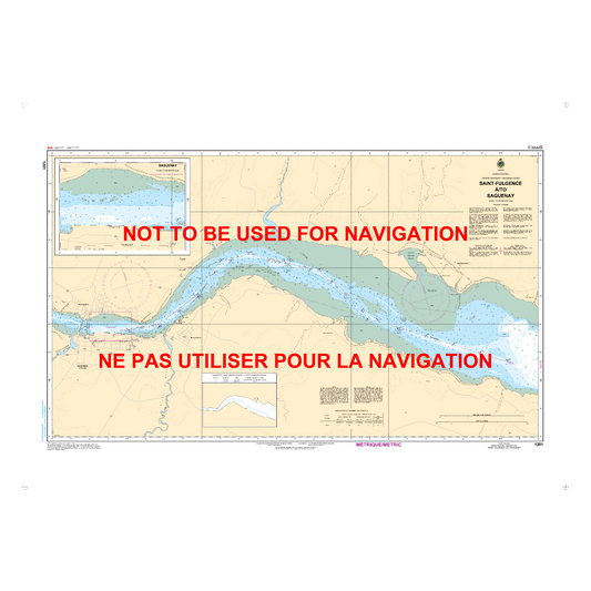 Paradise Clay CAN1201 CHS Chart Saint-Fulgence /to Saguenay