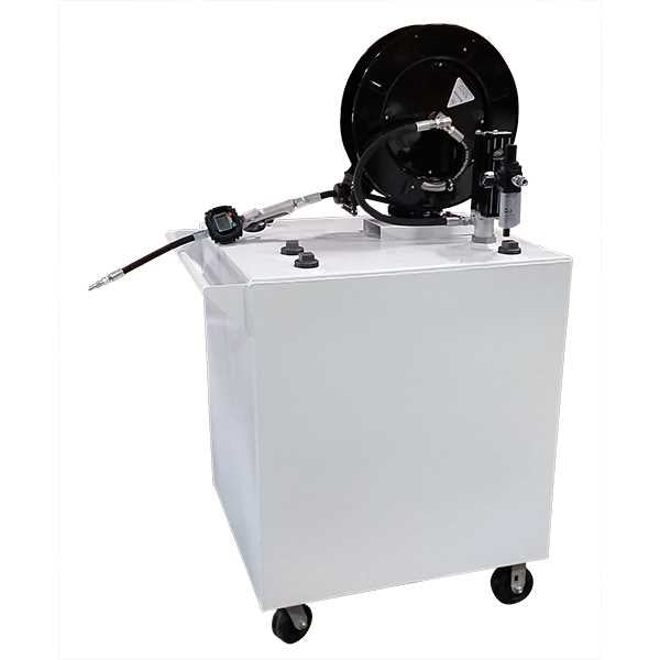 American Lube 120BDW-R25D 120-Gallon Double-Wall Bench Tank Package