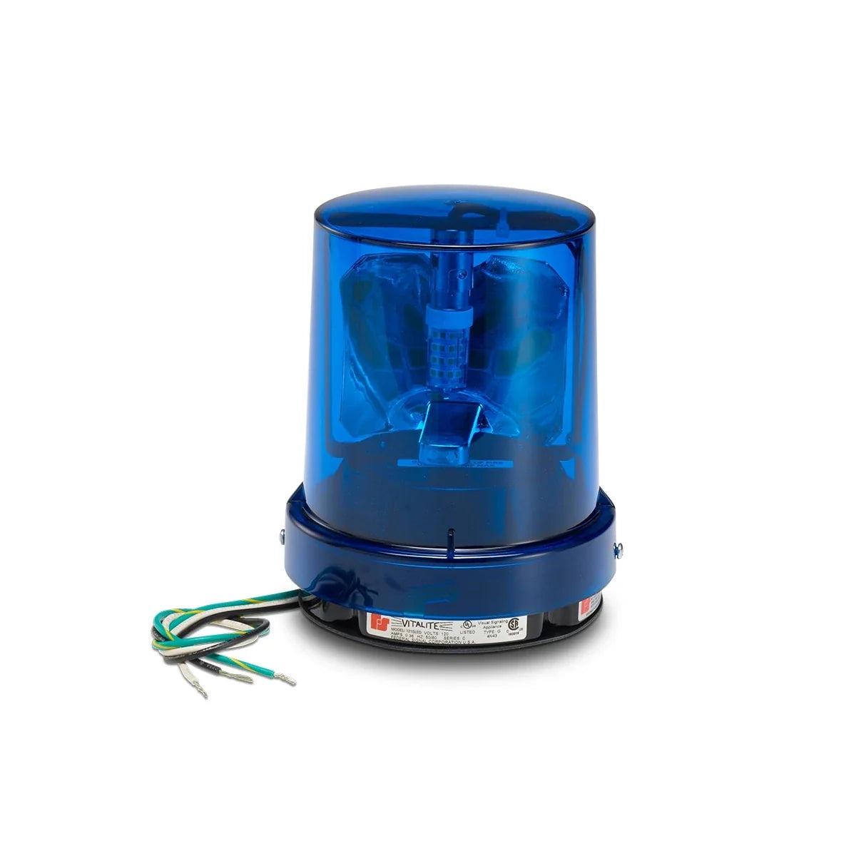 Federal Signal 121SLED-120B Vitalite® Rotating LED Warning Lights, Blue