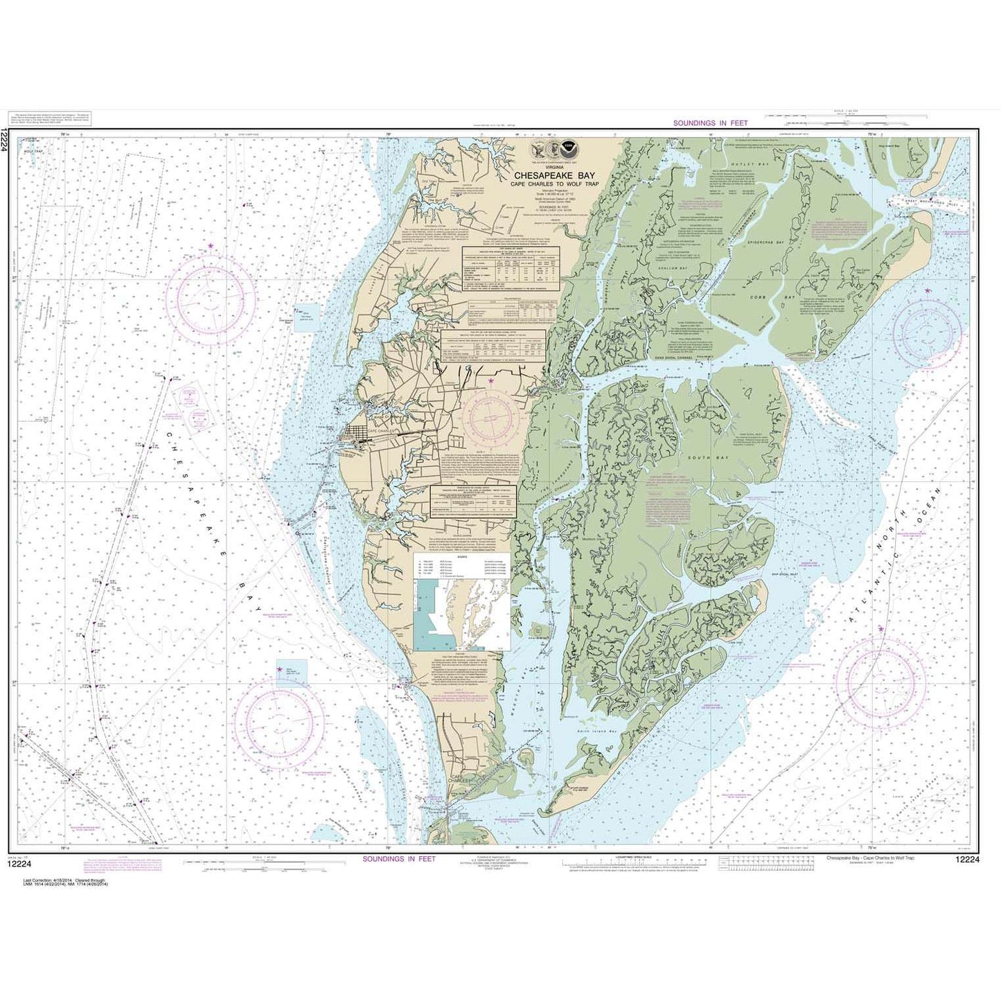 Paradise Clay NO_12224 HISTORICAL NOAA Chesapeake Bay Cape Charles to Wolf Trap