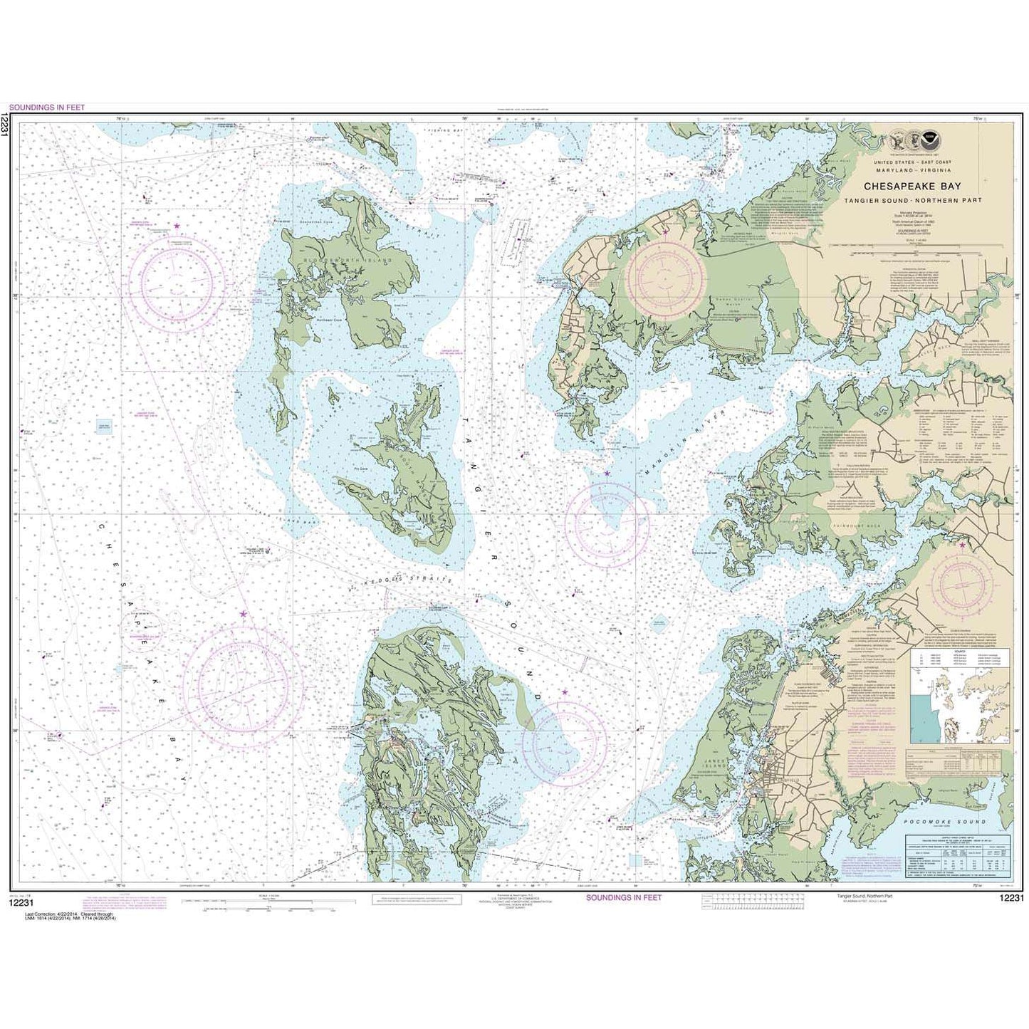 Paradise Clay NO_12231 HISTORICAL NOAA Chesapeake Bay Tangier Sound Northern Part