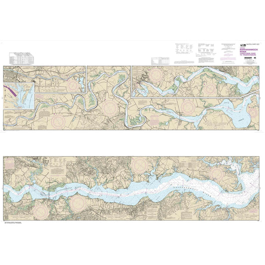 Paradise Clay NO_12237 HISTORICAL NOAA Rappahannock River Corrotoman River to Fredericksburg