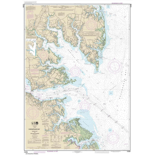 Paradise Clay NO_12238 HISTORICAL NOAA Chesapeake Bay Mobjack Bay and York River Entrance