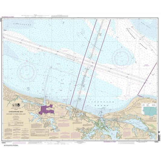 Paradise Clay NO_12254 HISTORICAL NOAA Chesapeake Bay Cape Henry to Thimble Shoal Light