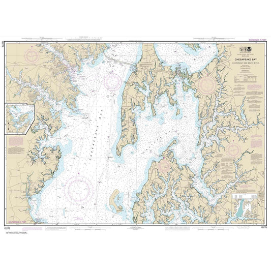 Paradise Clay NO_12270 HISTORICAL NOAA Chesapeake Bay Eastern Bay and South River; Selby Bay