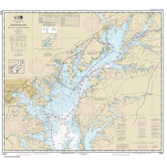 Paradise Clay NO_12273 HISTORICAL NOAA Chesapeake Bay Sandy Point to Susquehanna River