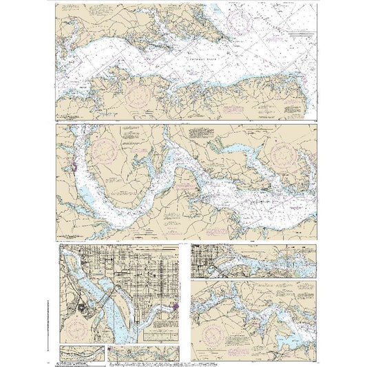 Paradise Clay NO_12285 HISTORICAL NOAA Potomac River; District of Columbia (6 PAGE FOLIO)