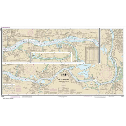 Paradise Clay NO_12314 HISTORICAL NOAA Delaware River Philadelphia to Trenton