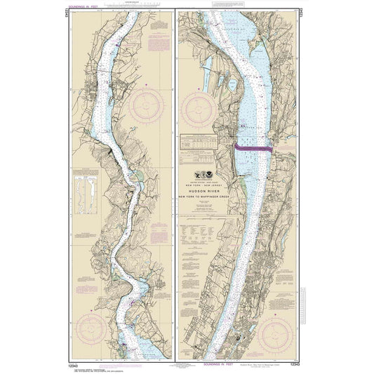 Paradise Clay NO_12343 HISTORICAL NOAA Hudson River New York to Wappinger Creek