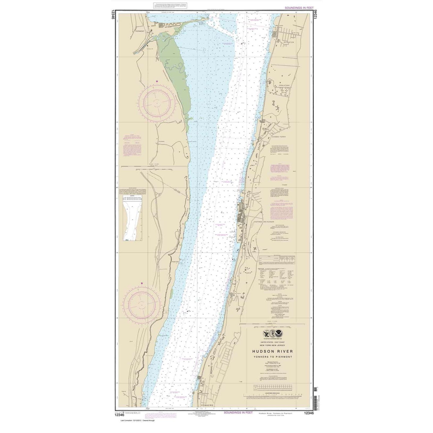 Paradise Clay NO_12346 HISTORICAL NOAA Hudson River Yonkers to Piermont