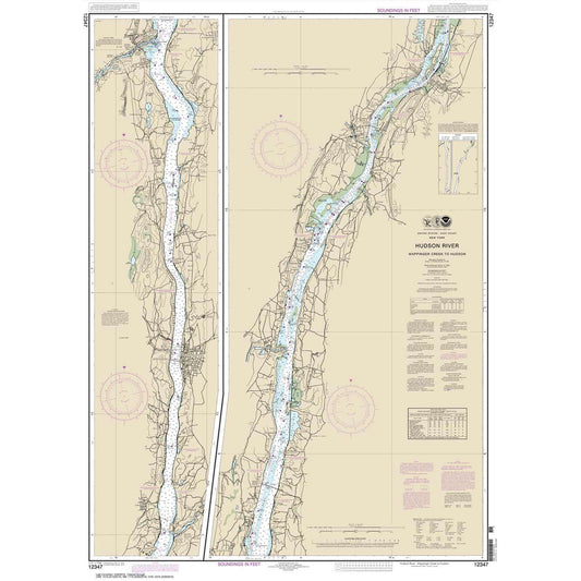 Paradise Clay NO_12347 HISTORICAL NOAA Hudson River Wappinger Creek to Hudson