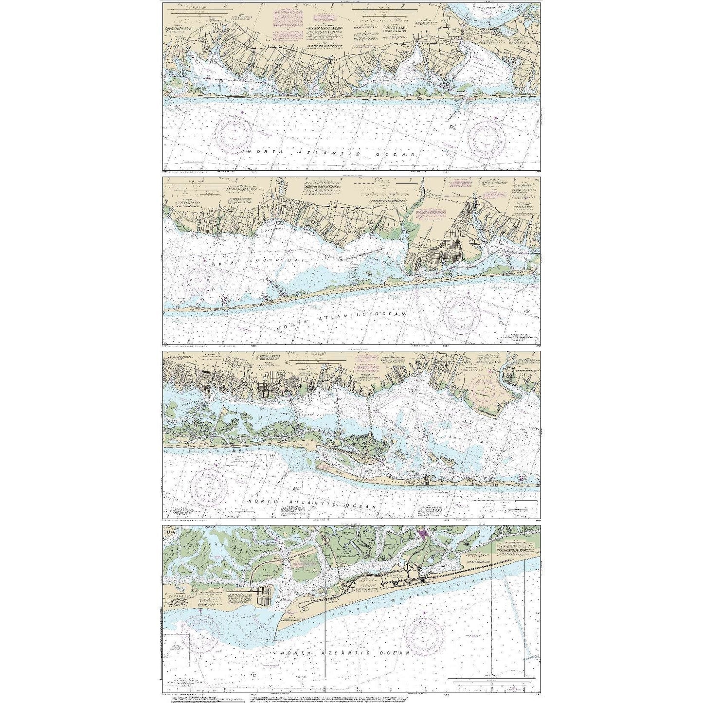 Paradise Clay NO_12352 HISTORICAL NOAA Shinnecock Bay to East Rockaway Inlet (9 PAGE FOLIO)
