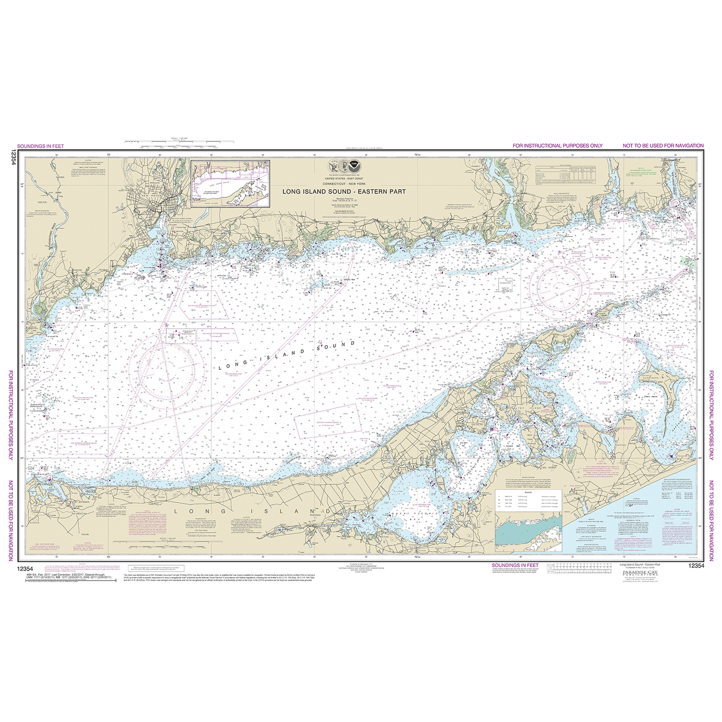 Paradise Clay PAR222 12354TR **SPECIAL MESE VERSION** LONG ISLAND SOUND TRAINING CHART
