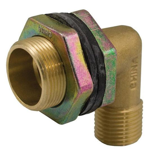 Jones Stephens S01050 Brass Shower Elbow for Fiberglass Shower Stall