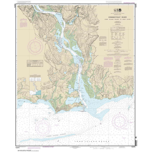 Paradise Clay NO_12375 HISTORICAL NOAA Connecticut River Long lsland Sound to Deep River