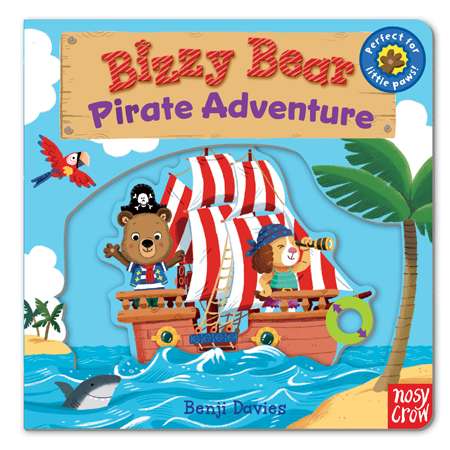 Paradise Clay RAN257 Bizzy Bear: Pirate Adventure - Board Book