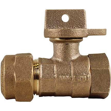 A.Y. McDonald 5125-220 76112Wq 1X3/4X1X5.00 Ball Curb L/Chk Cts X Fnpt - Nl