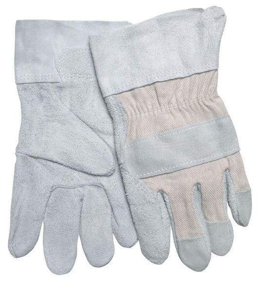 MCR Safety 1240 Split Leather Palm Work Gloves C Grade Shoulder Leather 2.5 Leather Safety Cuff (1 DZ)