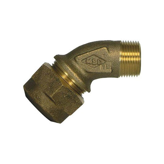 A.Y. McDonald 5125-184 74750Pq 1 1/2 Eighth Bend - Cts X Mnpt - Nl