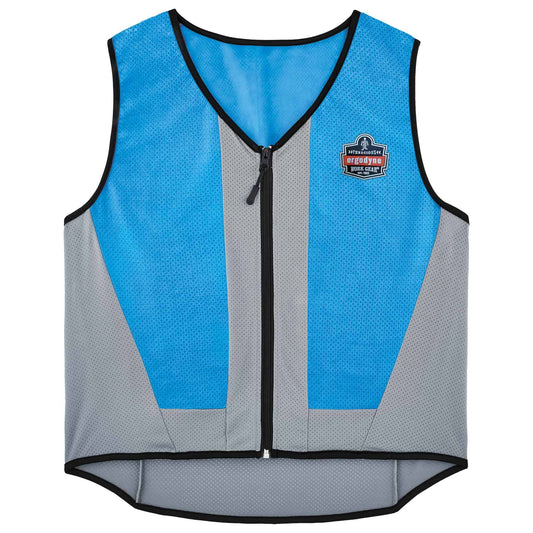 Ergodyne 12698 Chill-Its 6667 Wet Evaporative Cooling Vest - PVA, Zipper Closure