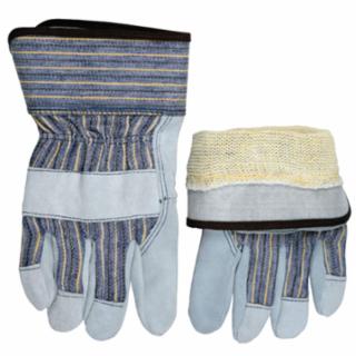 MCR SAFETY 1400KL Prem Shldr Lthr Plm Kevlar Lined Pe Cuff