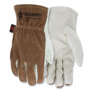 MCR SAFETY 3204L Grain Drvr/Split Bk/Kevlar/Self Hem (12 PR)