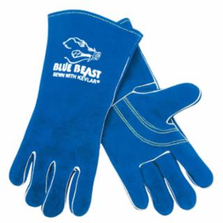 MCR SAFETY 4600 13" Blue Beast Welders Gloves Reinforced (1 PR)