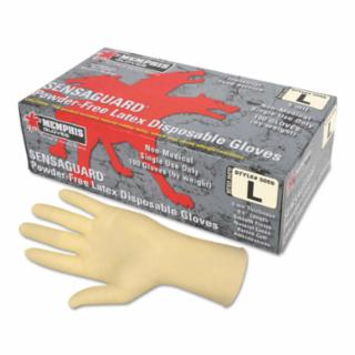 MCR SAFETY 5055M Med. 5Mil Powder Free Latex Gloves Industrial (100 EA)