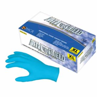 MCR SAFETY 6015L Lrg 4 Mil Nitrishield Disposable Glove Pwdr Free (100 EA)