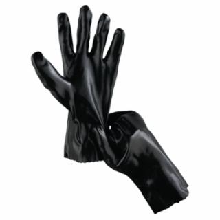 MCR SAFETY 6218 18" Gauntlet Interlock Lined Smooth Fini (1 PR)